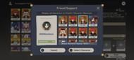 The pool of characters in the "Friend Support" feature